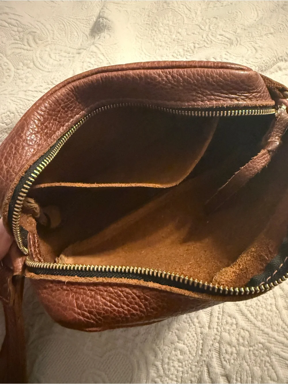 Portland Leather Goods Camera Purse Large Nutmeg